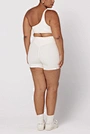 twist front sports bra